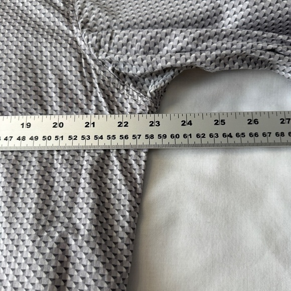 English Laundry Long Sleeve Button Up‎ Casual Dress Shirt 3-D Geometric Gray 16 - Picture 12 of 16